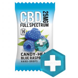 Show contents of blue raspberry package