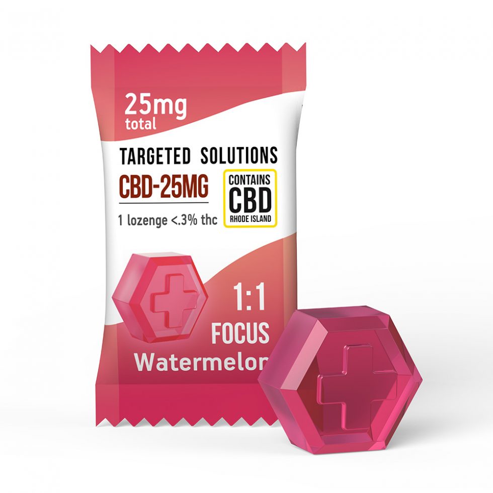 Focus Watermelon Lozenge (5 pouch bundle) Candy Head