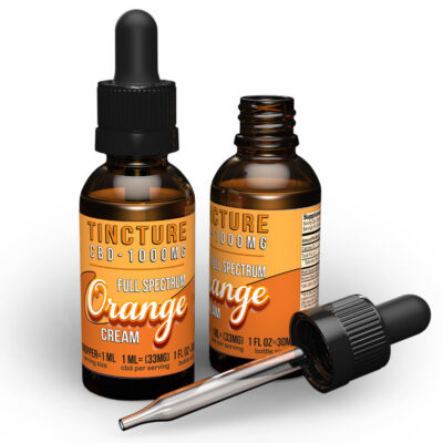 CBD Tincture - Orange Cream - (30ml, 1000mg total)